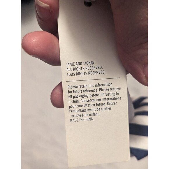 Janie And Jack Girls Blue And White Thin Headband NWT (1096) - Picture 11 of 14